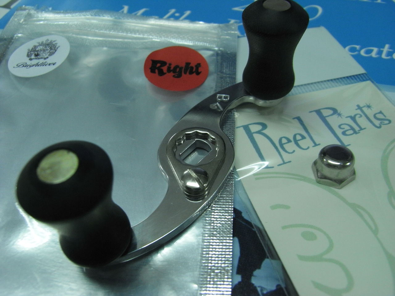 ブライトリバー FSショートハンドル(ポリッシュ仕上げ) シルバー 右