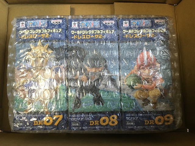 レビュー ワンピース ワールドコレクタブルフィギュア ドレスローザ2 3種 ゾロ ウソップ ピーカ ワーコレ フィギュア サンザイ ﾜﾝﾋﾟｰｽ ﾄﾞﾗｺﾞﾝﾎﾞｰﾙのフィギュアをレビュー