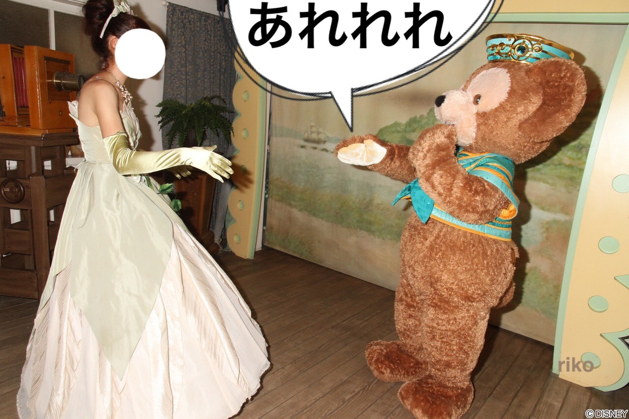 幼さ お話に夢中になるダッフィー プリンセスと魔法のキス ディズニー宝箱