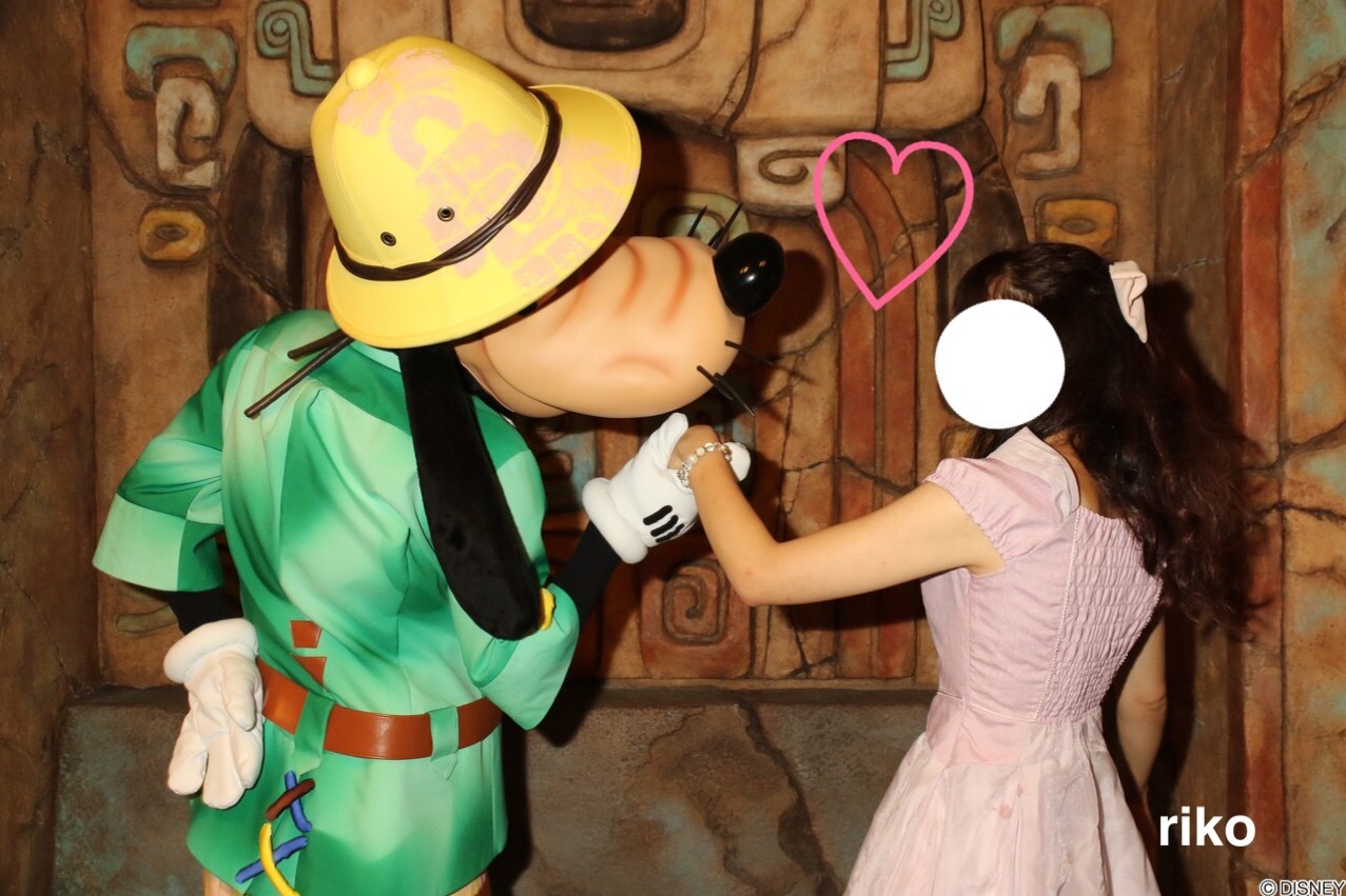 神エスコート 1枚のお気に入りフォトキーと王子様グーフィー ディズニー宝箱