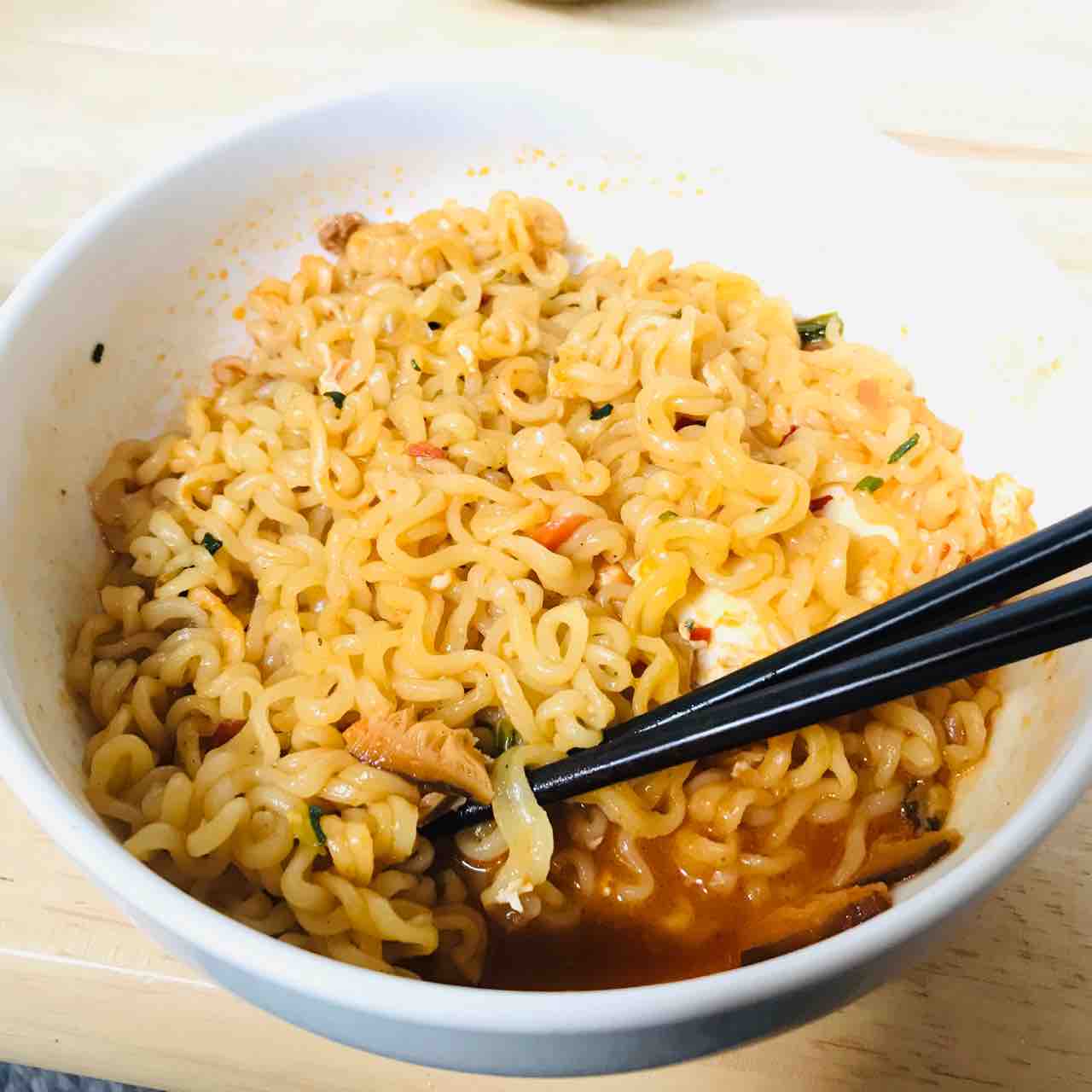 韓国麺辛い 26歳独身女無職の日常