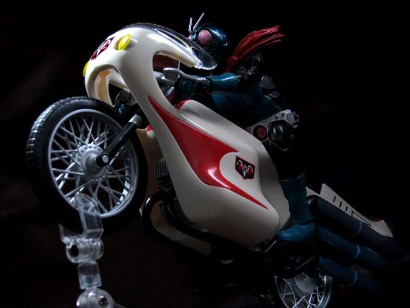 壽屋 1/12 仮面ライダー（旧）1号&（常用）サイクロン号OP 丸く ver キット