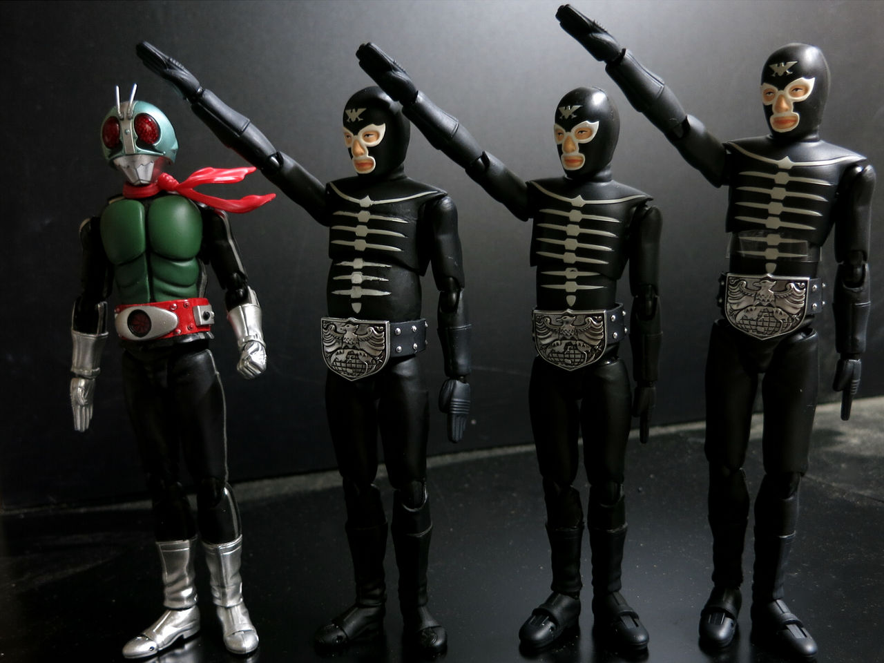★ ショッカー4体セット　フィギュアーツ S.H.フィギュアーツ ショッカー戦闘員【改造】 : K.R.りくほは