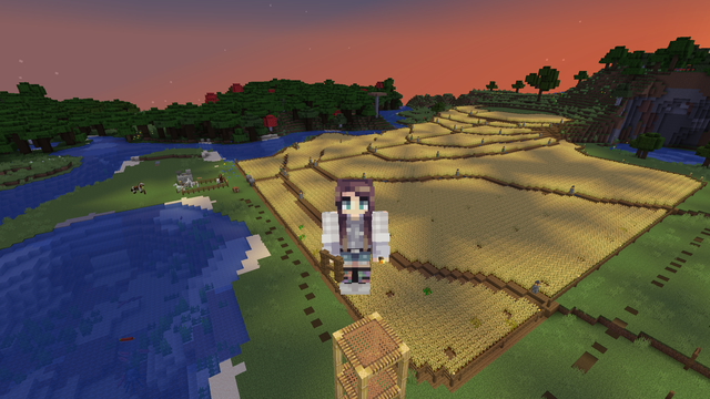 リククラ 70 巨大小麦畑に家を建てる 陸のまったりマイクラ生活 リククラ 70 巨大小麦畑に家を建てる 陸のまったりマイクラ生活