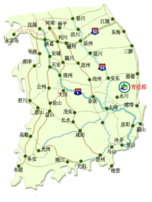 Cheongsong_Map