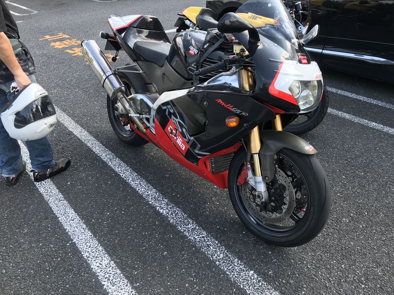 日本で二台しかないらしいバイク、アプリリア RSV ミッレ SP : ここん