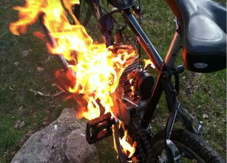 burning