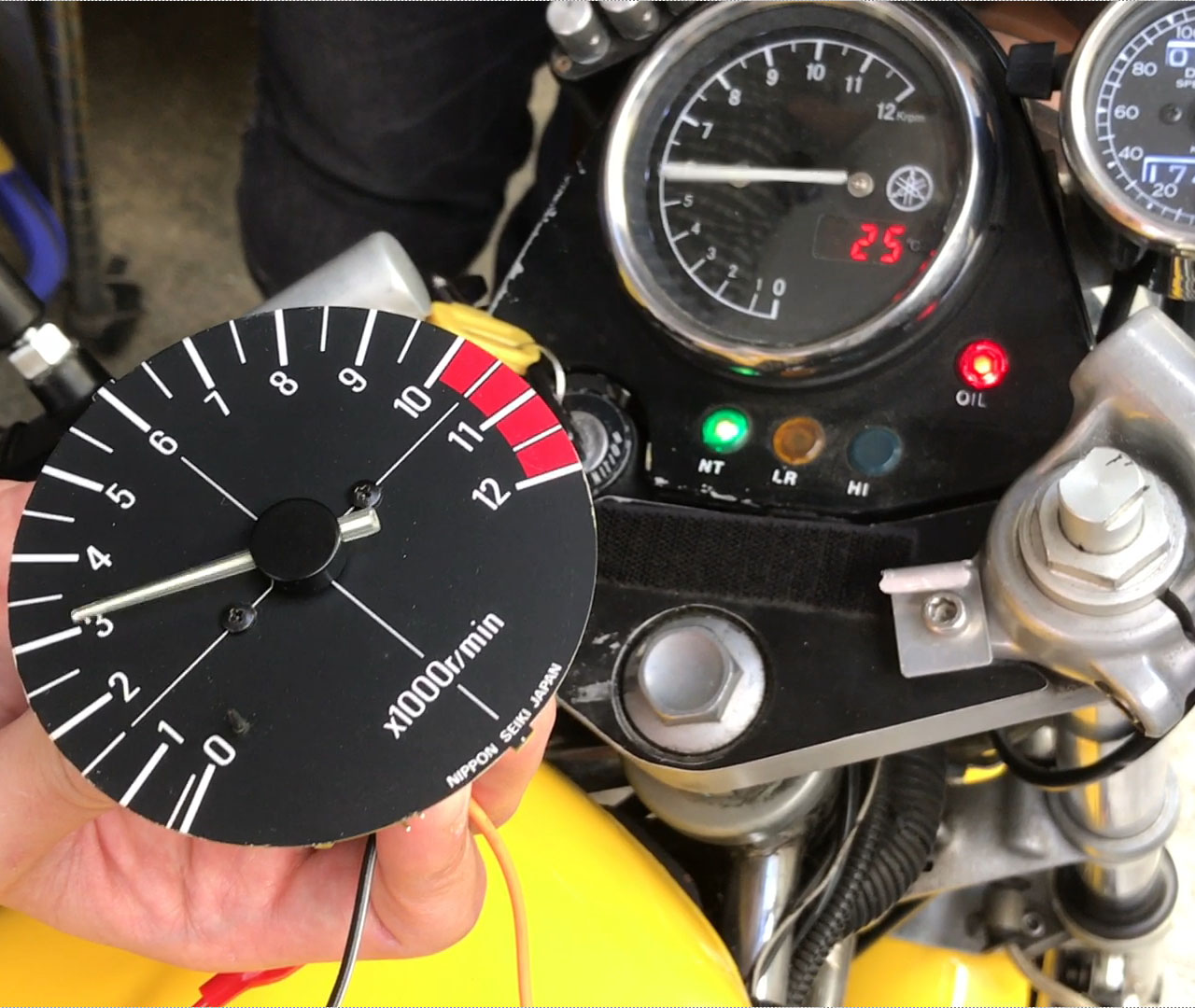 RZ250R(29L？)メーターのステッピングモーター化の話(3) : ここ