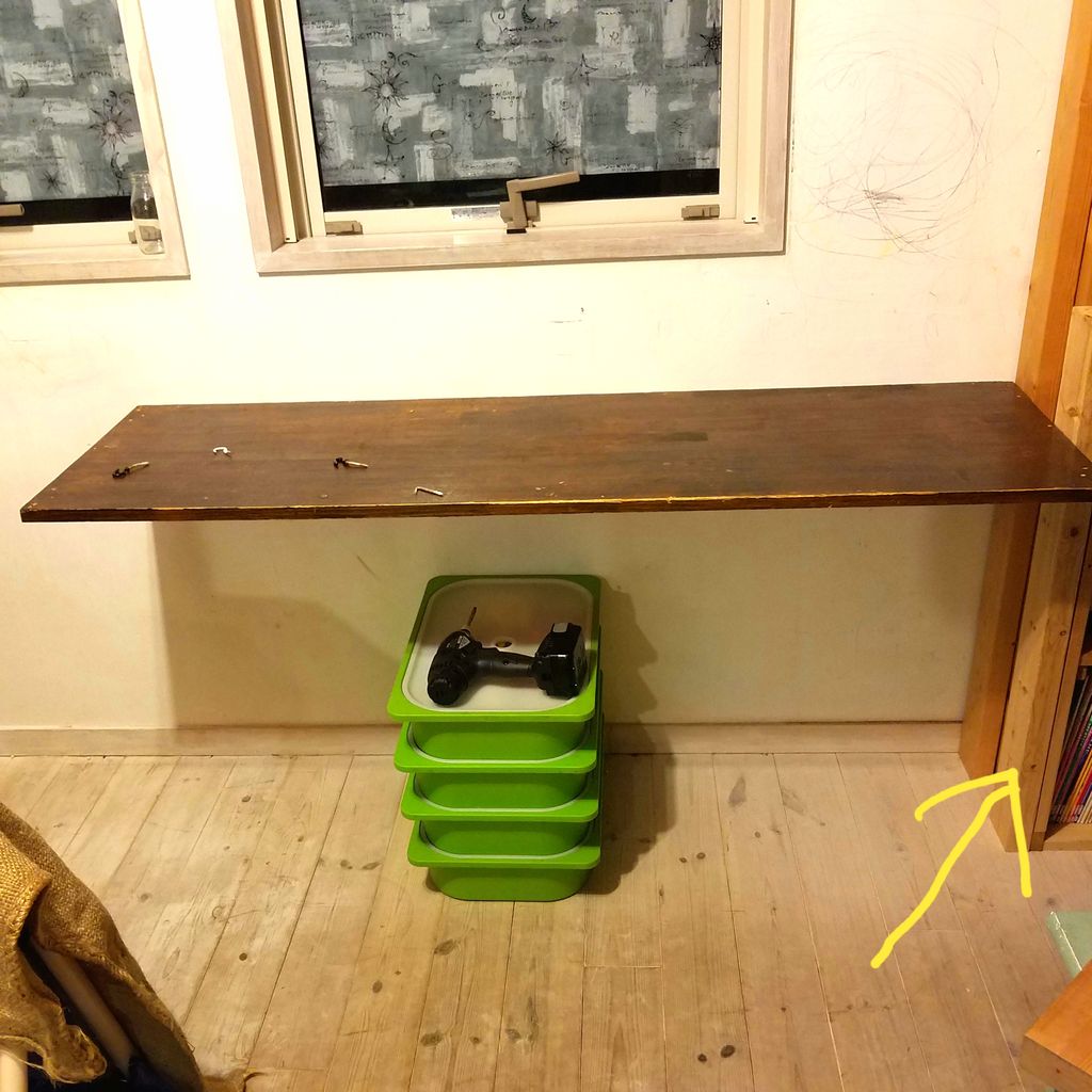 Diyカウンター風壁付け机はこう造った こうしたいを現実にするdiy マイホーム建築で内装を自分達でやったらライフスタイルも変わった家族の暮らし Diyカウンター風壁付け机はこう造った こうしたいを現実にするdiy マイホーム建築で内装を自分達でやったらライフスタイルも変わった家族の暮らし