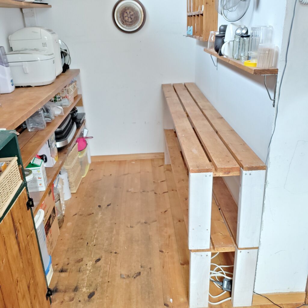 Diy 薄々気付いていた使いにくいパントリーの棚を作り変える パントリー改造計画その2 こうしたいを現実にするdiy マイホーム建築で内装を自分達でやったらライフスタイルも変わった家族の暮らし Diy 薄々気付いていた使いにくいパントリーの棚を作り変える パントリー改造計画その2 こうしたいを現実にするdiy マイホーム建築で内装を自分達でやったらライフスタイルも変わった家族の暮らし
