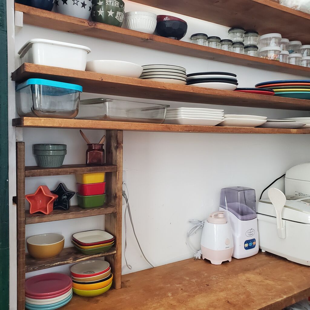 Diy 小さい食器の棚を作る パントリー改造計画その１ こうしたいを現実にするdiy マイホーム建築で内装を自分達でやったらライフスタイルも変わった家族の暮らし
