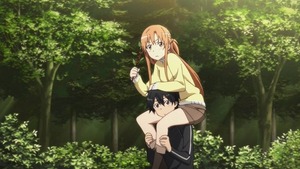 キリト、アスナ12