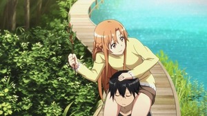 キリト、アスナ13