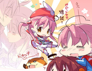 一色 あかね、一色 もも、一色 健次郎