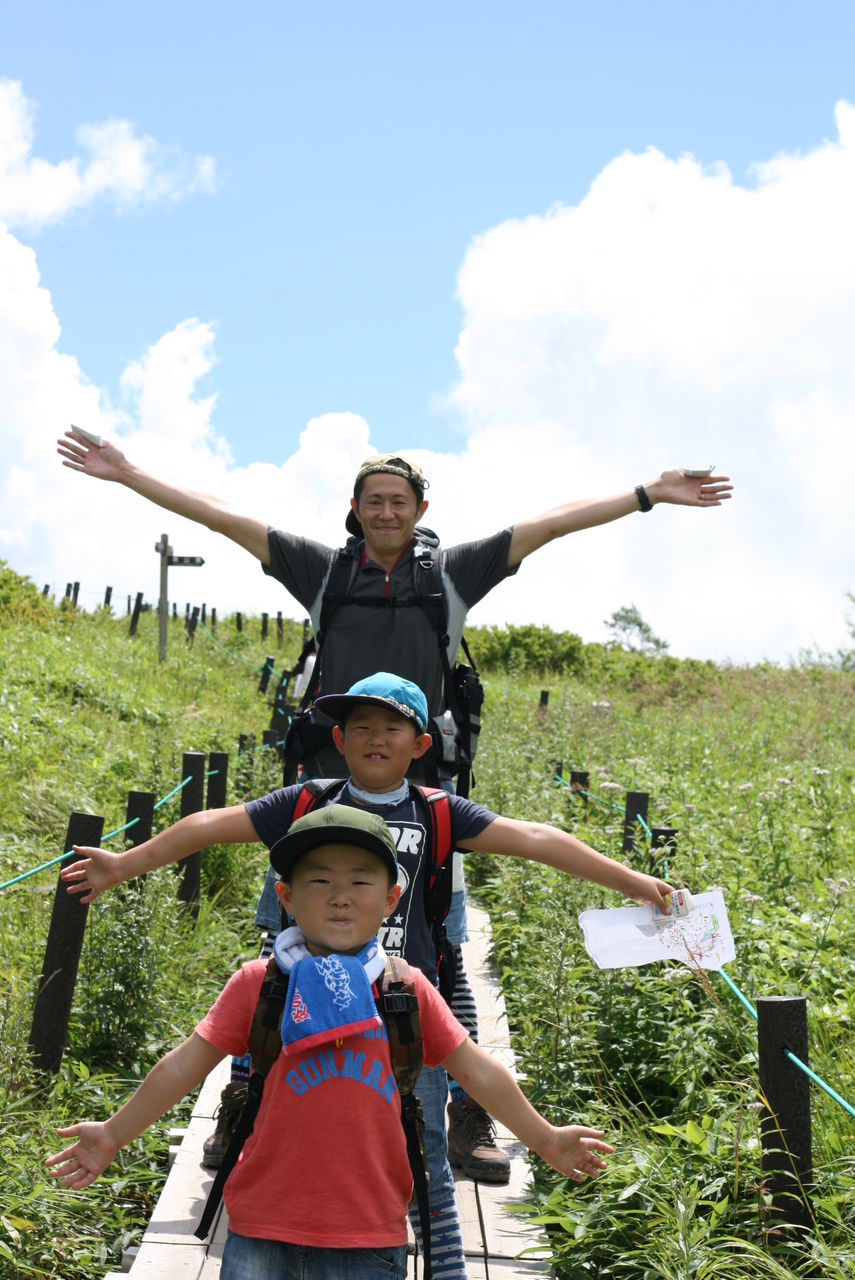 車山高原トレッキング 凜と慶 そして杏 車山高原トレッキング 凜と慶 そして杏