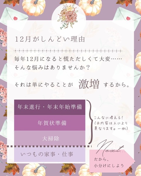 W_図解_スケジュール_年越し準備は10月にはじめる #スケジュール