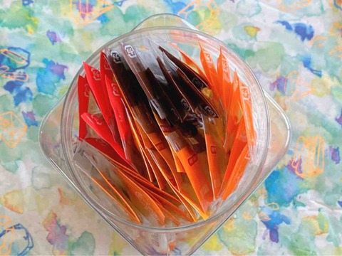 個包装のジャムの収納