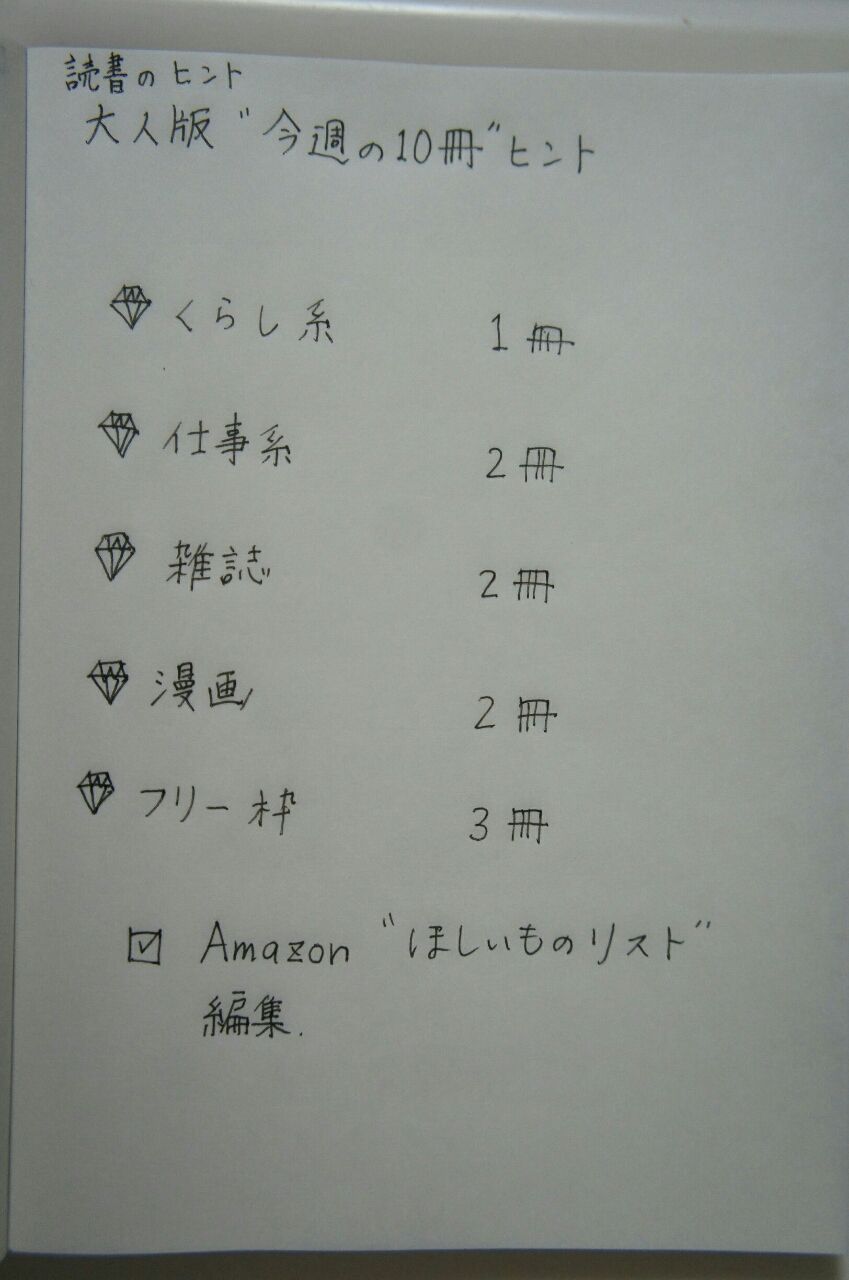 大人版 今週の10冊 ヒント集を考える Kindle Unlimited活用読書術 365日のとっておき家事 Powered By ライブドアブログ
