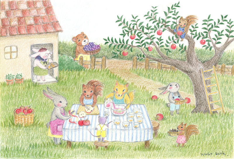 秋のイラストどうでしょう えほん工房りんごぶっく 秋のイラストどうでしょう えほん工房りんごぶっく
