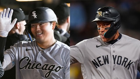 【衝撃】村上宗隆、ジャッジと１本差のデッドヒート！メジャー１年目で「本物のホームラン王争い」へｗｗｗのサムネイル