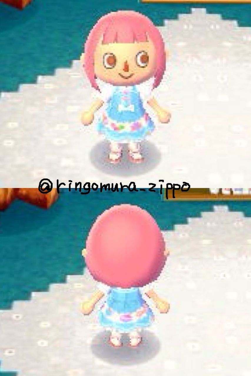 さくらんぼ島 じっぽのマイデザイン帳 ロリータ水色ワンピース