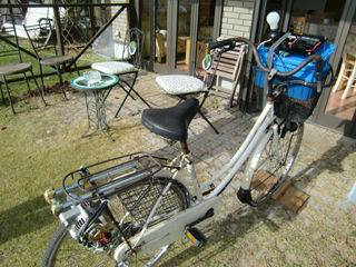 自転車発電☆ : りんごの木・のんびり日記