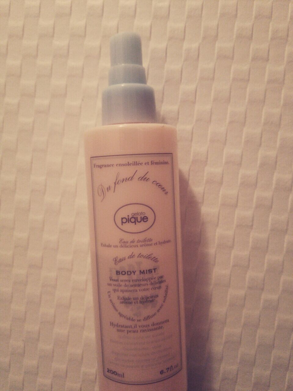 ジェラートピケ ボディミスト Pink りんこの気ままなビューティブログ