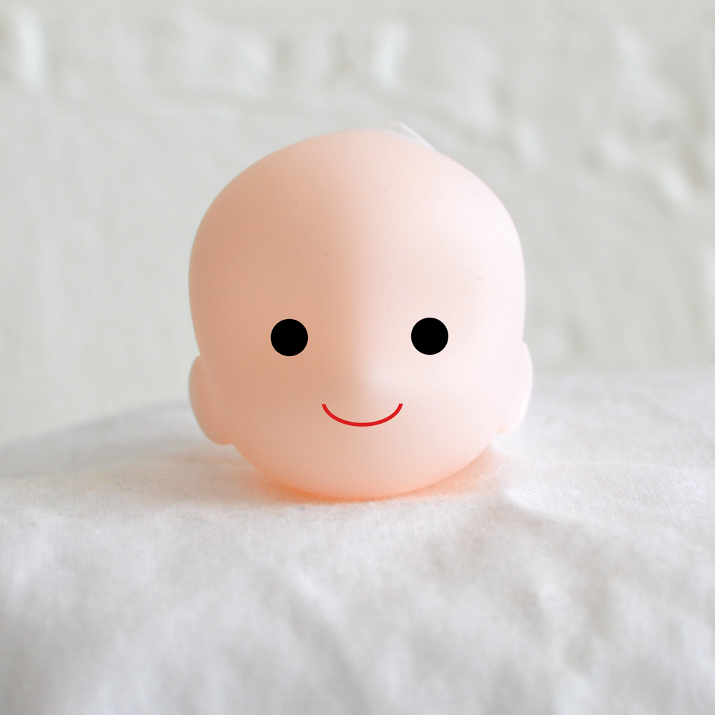 セリアドール2. ドールヘッドにパソコン上で顔を描く練習をしてみました : りんごぽんの秘密部屋