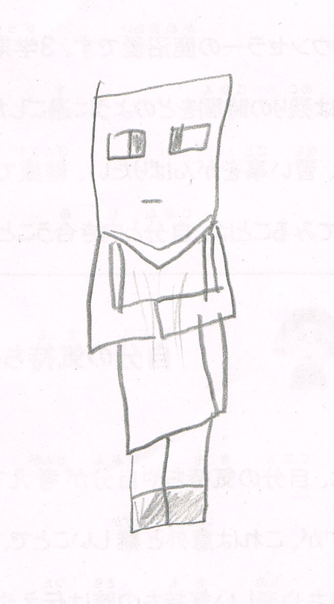 レゴでマインクラフトのキャラクターを作ったよ 小２ まるがお親子