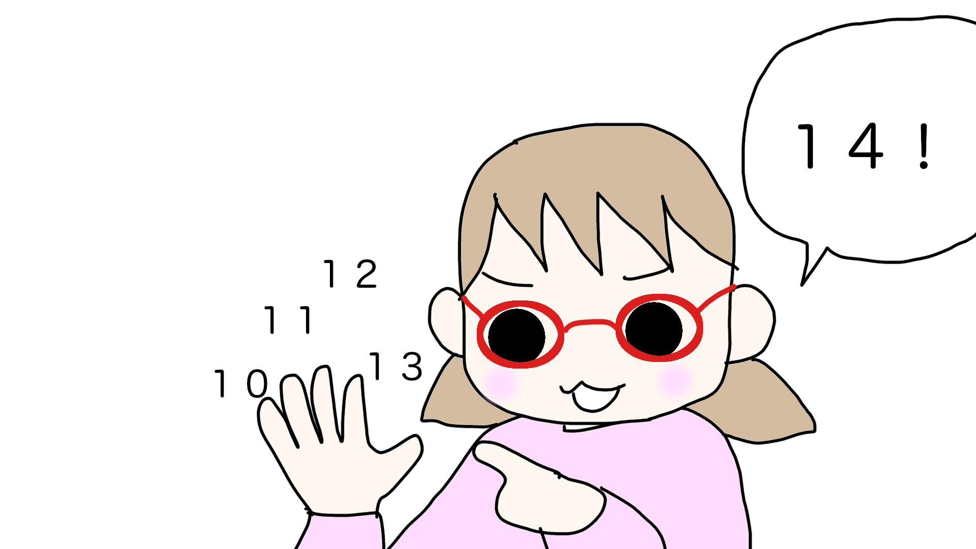 繰り上がりの足し算を 指だけで計算できるようになりました まるがお親子 繰り上がりの足し算を 指だけで計算できるようになりました まるがお親子