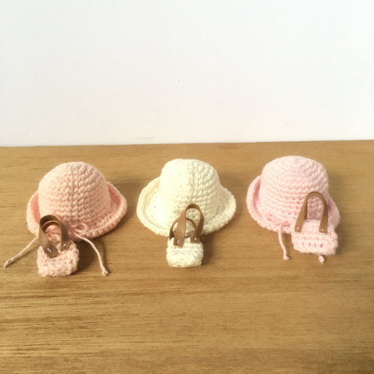 ミキマキちゃんサイズの帽子たち！ご縁に感謝します！ : リカちゃん服