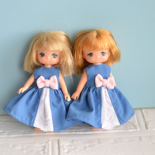 ハンドメイド　ドールワンピース　ワンピース　3T   80-90cm ハンドメイドドールワンピースワンピース3T 80-90cm