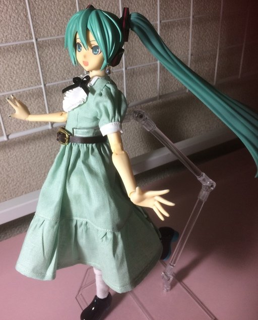とっても素敵な初音ミクさんの写真を見せていただきました リカちゃん服ハンドメイド りんごぽんのおうち 札幌市