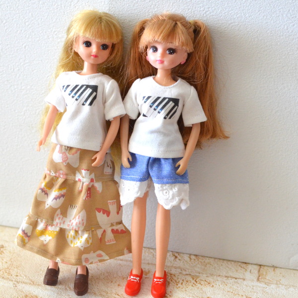 22cmドールサイズのコンパクトなTシャツ/「新 怖い絵」を読んで衝撃を