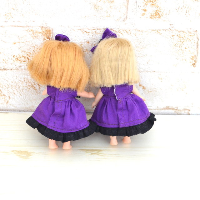 ミキちゃんマキちゃんサイズのワンピースとリボンのセット♪ : リカ