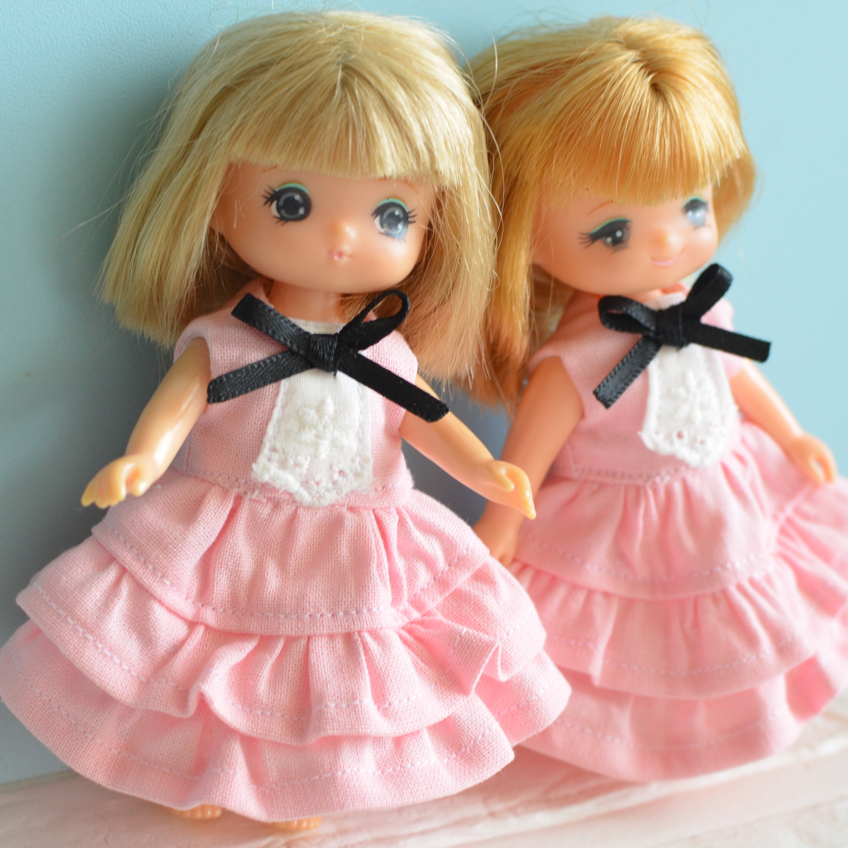 ハンドメイド作家 un fil mignon こもれびわんぴーす COOOLMAXドッキングワンピース 110 120 130 140 150 160cm (2436-7363