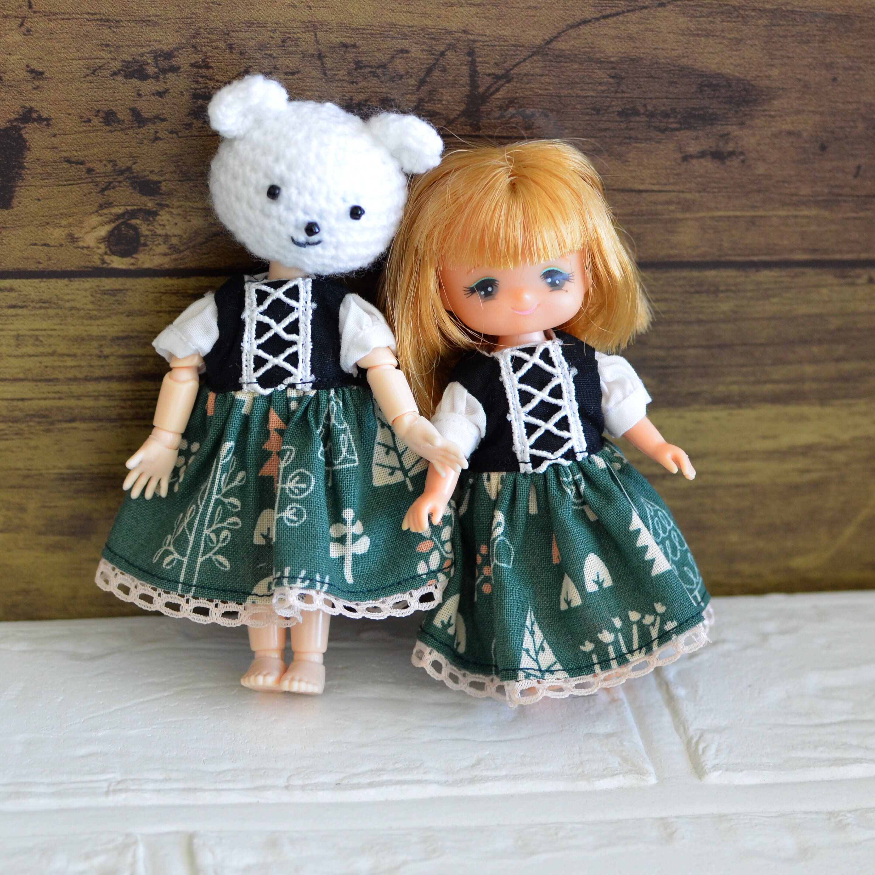 村人さんセット！（ミキちゃんマキちゃん、オビツ11ボディさんサイズ