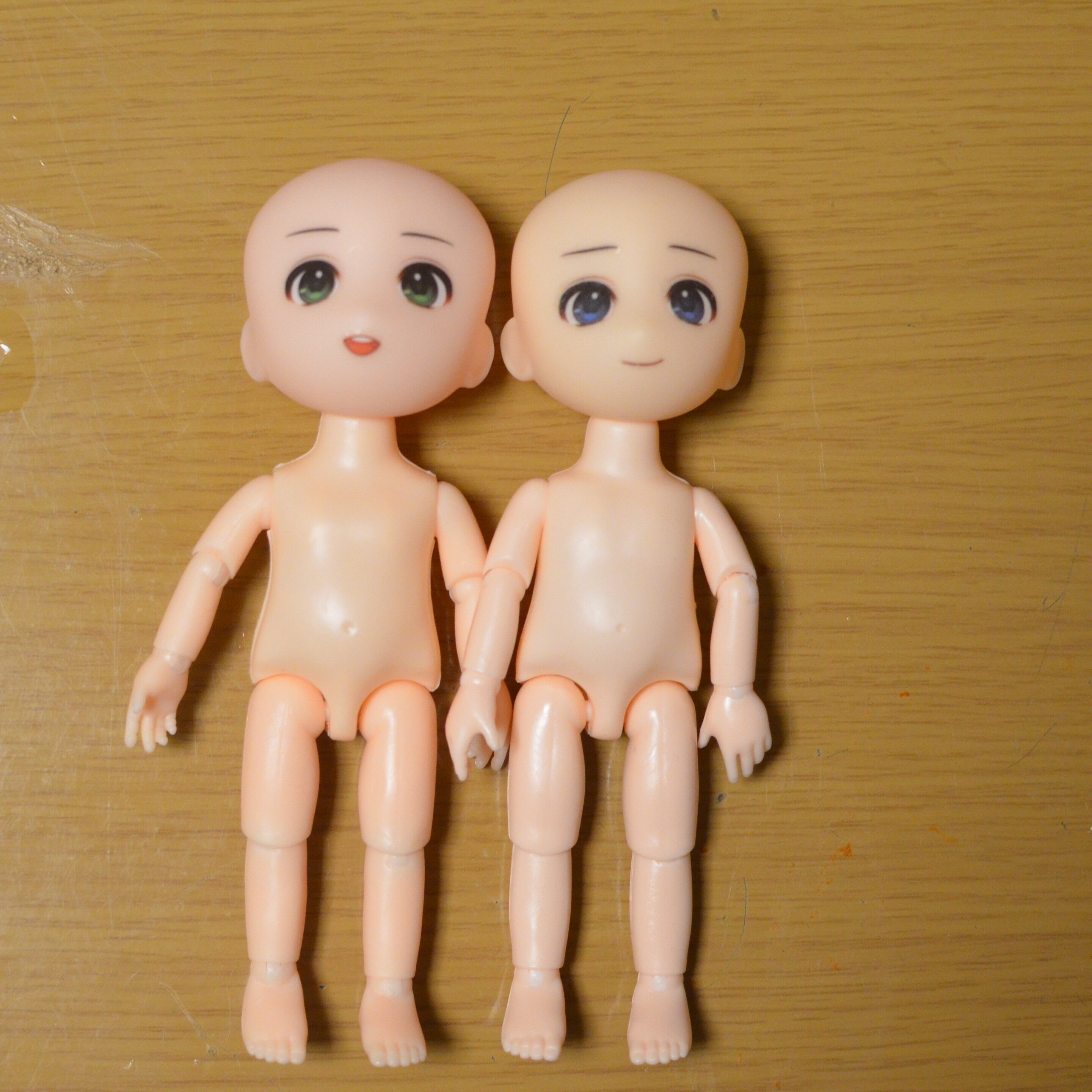 ダイソーさん＆セリアさんの10cmボディの型紙を公開します : リカ