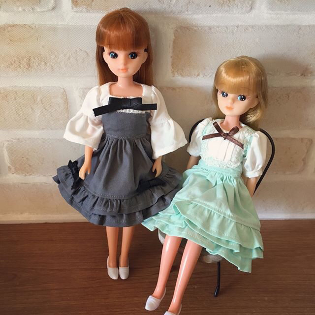 かわいいきらちゃんと3代目リカちゃん💕すてきな着用写真を見せて