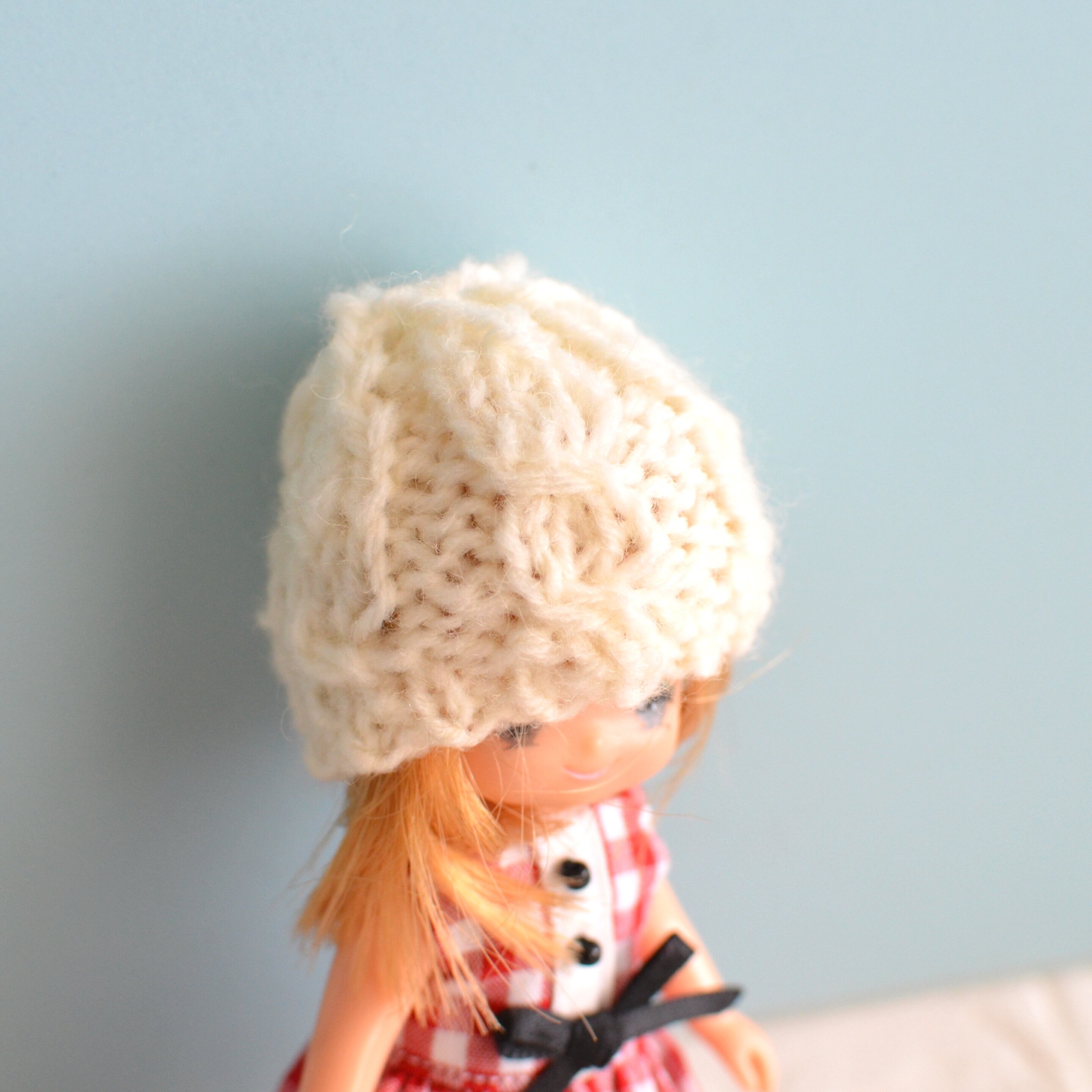 ドール用手編み帽子　　01　ハンドメイド ドール用手編み帽子 01 ハンドメイド ドール用手編み帽子01ハンドメイド