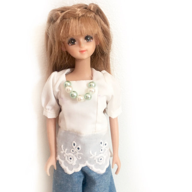 ジェニーちゃんサイズのワイドパンツのセットと軽い中耳炎 : リカ