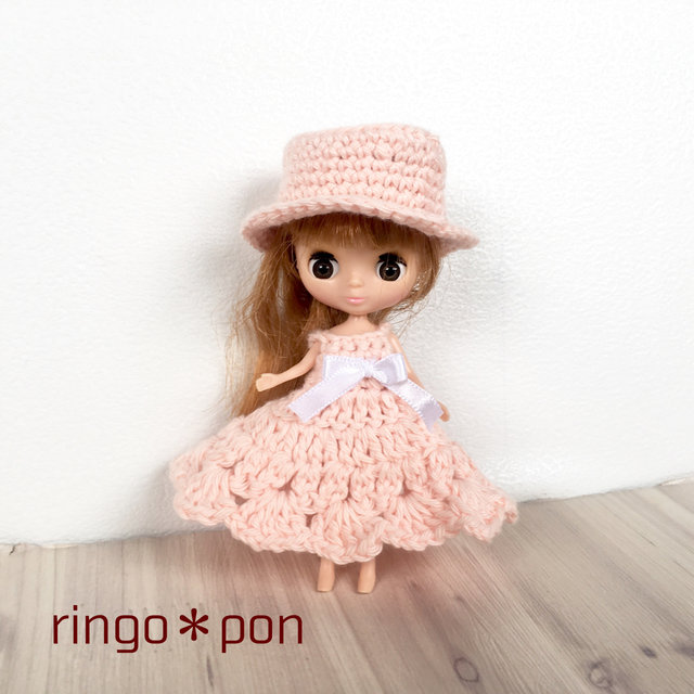 プチブライス リカちゃんお洋服 手編み 自由アレンジキッド プチブライス リカちゃんお洋服 手編み 自由アレンジキッド