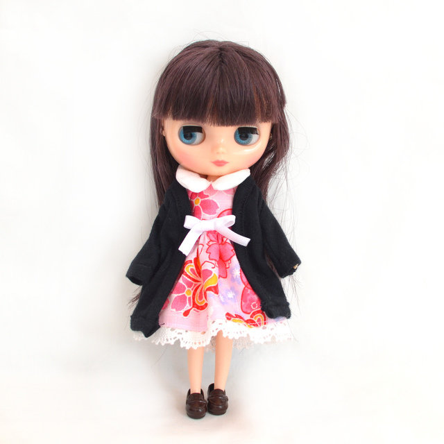 20cmドールサイズのロングカーディガン : リカちゃん服