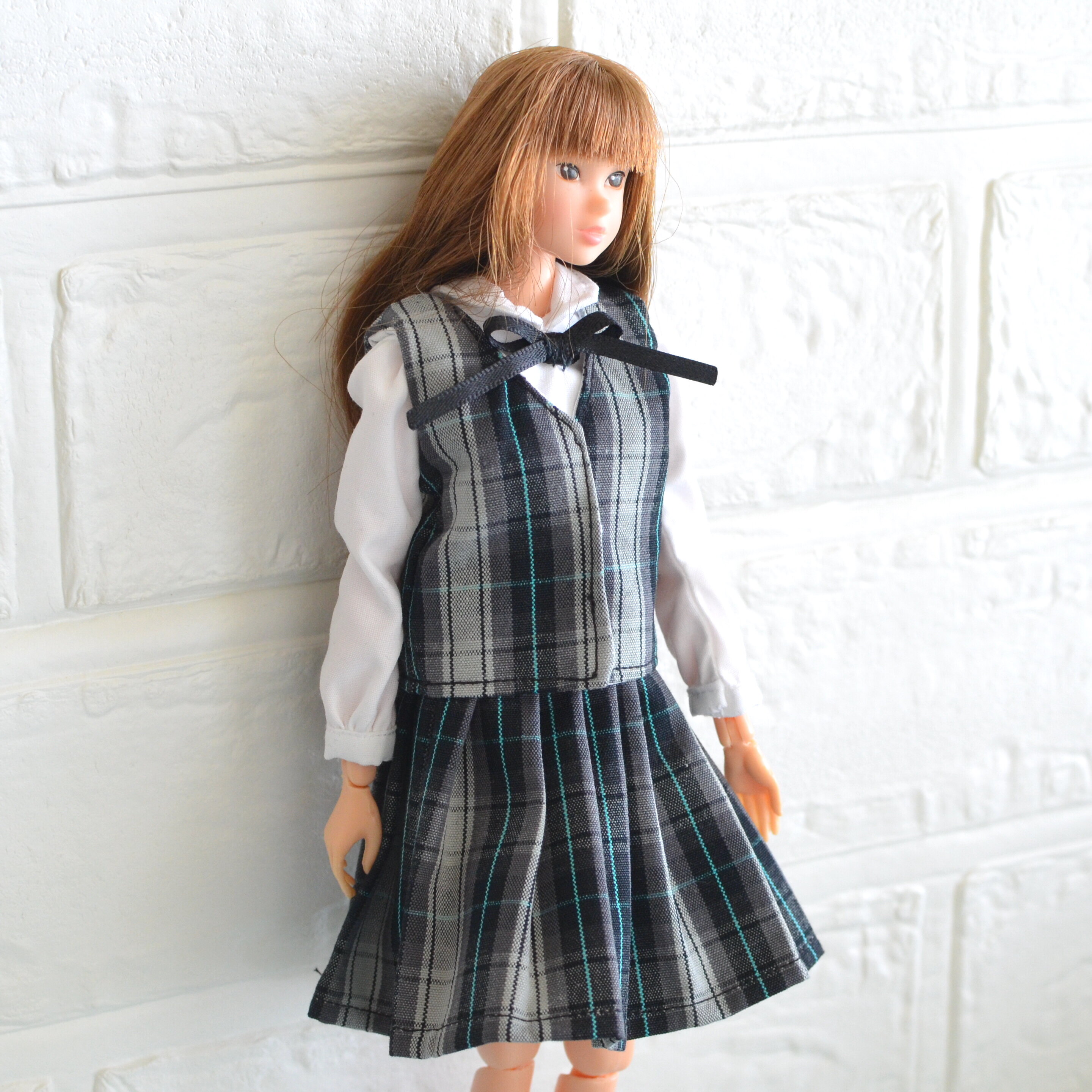 スカート 折っている プリーツスカートの型紙の作り方 : リカちゃん服ハンドメイド りんごぽんのおうち＜札幌市＞