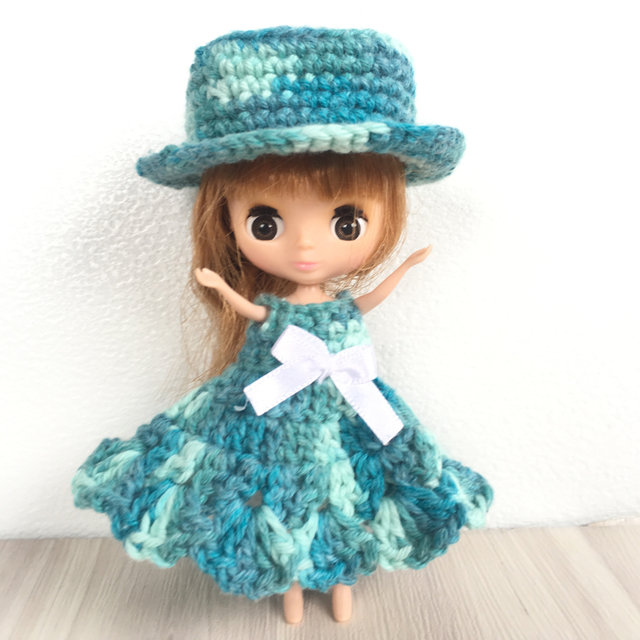 プチブライス リカちゃんお洋服 手編み 自由アレンジキッド プチブライス リカちゃんお洋服 手編み 自由アレンジキッド
