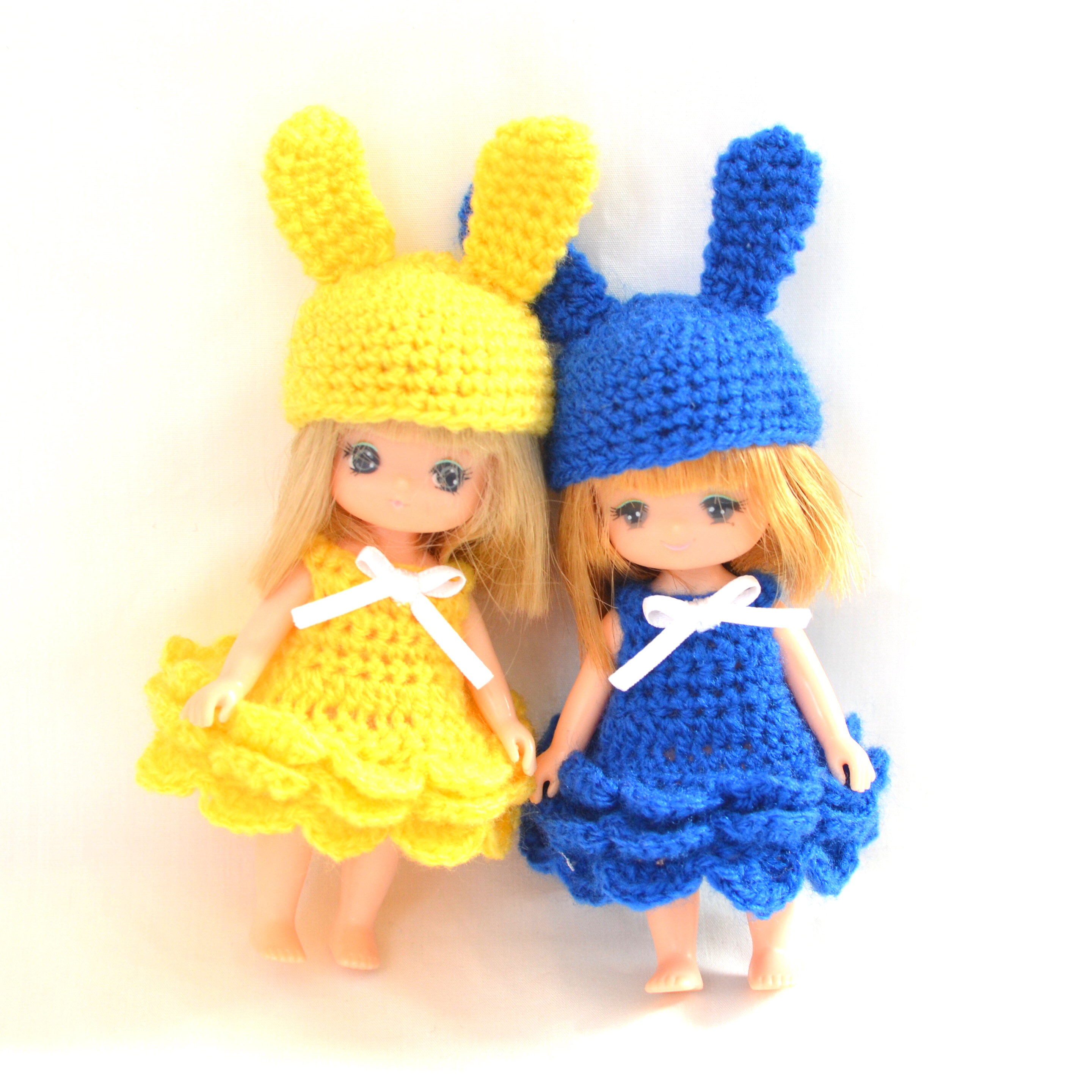 ミキちゃんマキちゃんサイズの編みドレスの編み方 リカちゃん服ハンドメイド りんごぽんのおうち 札幌市 ミキちゃんマキちゃんサイズの編みドレスの編み方 リカちゃん服ハンドメイド りんごぽんのおうち 札幌市