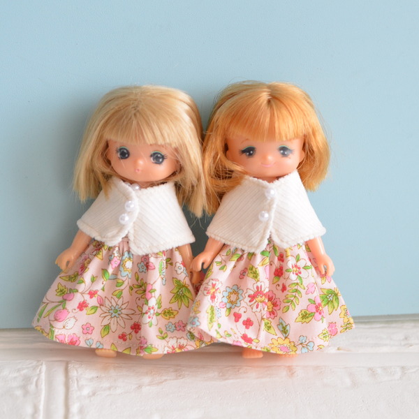 11cmドールサイズのワンピースとケープを作りました！ : リカちゃん服
