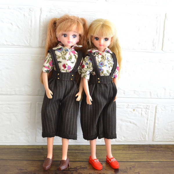 リカちゃん服  花柄ハーフパンツセット リカちゃん服 花柄ハーフパンツセット