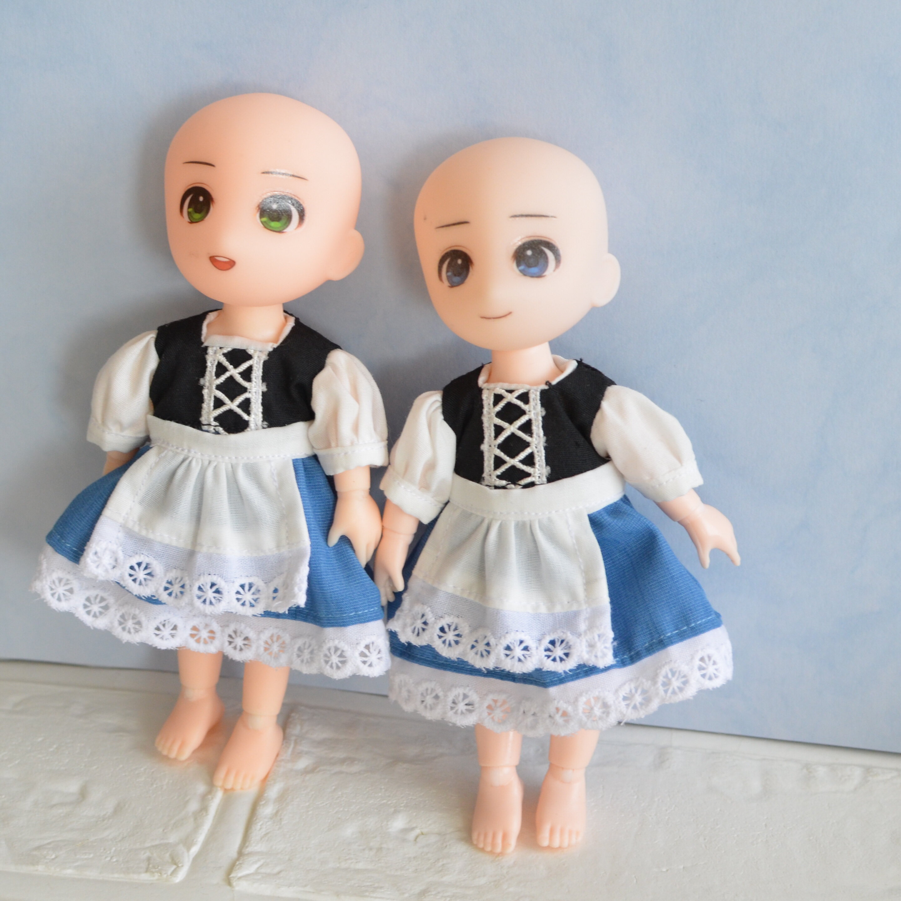 【セリアドール】小悪魔セーラーコーデ【ハーフパンツ】 マザーガーデン うさももドール用着せ替え服 Sサイズ 《パープル