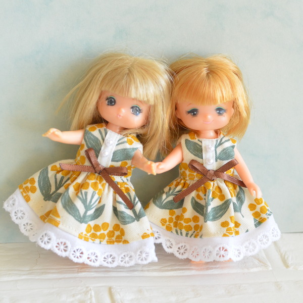 ミモザのワンピース/ 内臓を揺らしたい（お腹が痛くなるから） : リカ